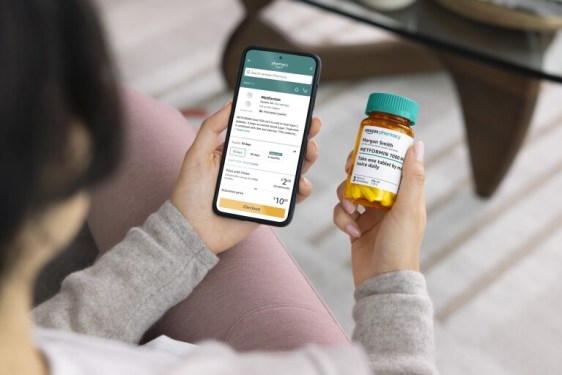 Amazon Pharmacy app on smartphone