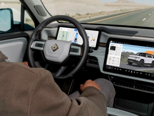 Rivian hands free driving