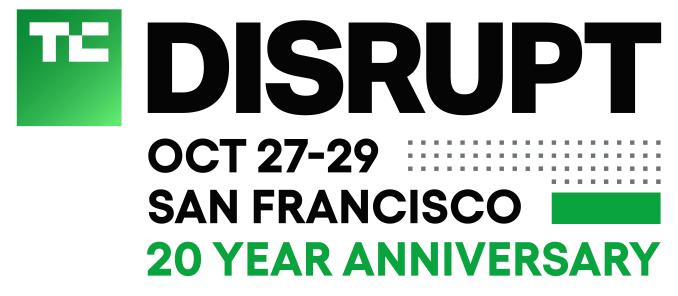 TechCrunch Disrupt 2025 horizontal logo lockup anniversary
